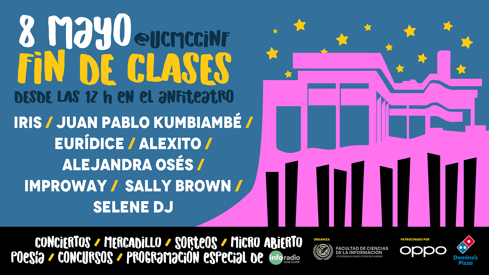 La Facultad celebrará una jornada festiva llena de música y actividades